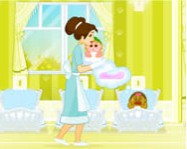 Baby sitting online orvosos játék